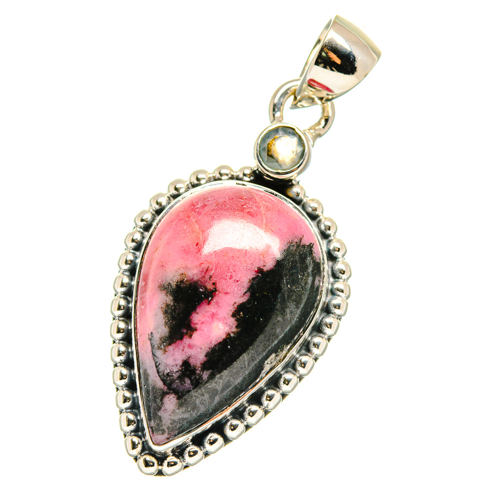 Rhodonite Pendants handcrafted by Ana Silver Co - PD17782