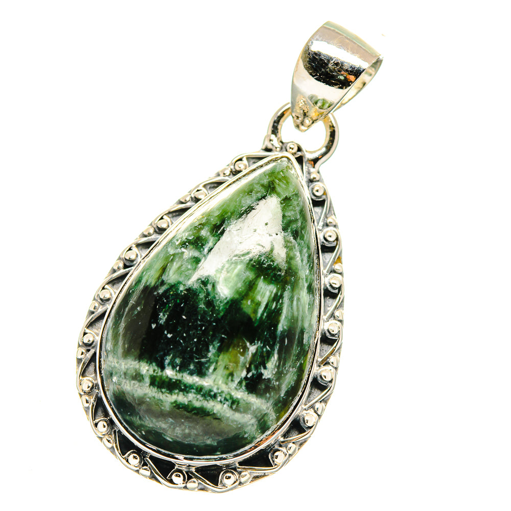 Seraphinite Pendants handcrafted by Ana Silver Co - PD17784