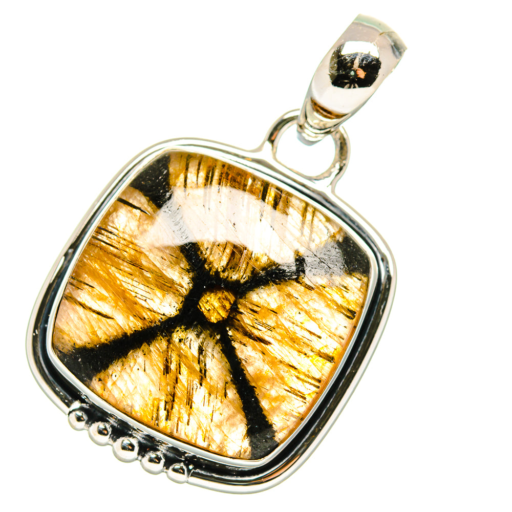 Chiastolite Pendants handcrafted by Ana Silver Co - PD17788