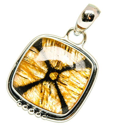 Chiastolite Pendants handcrafted by Ana Silver Co - PD17788