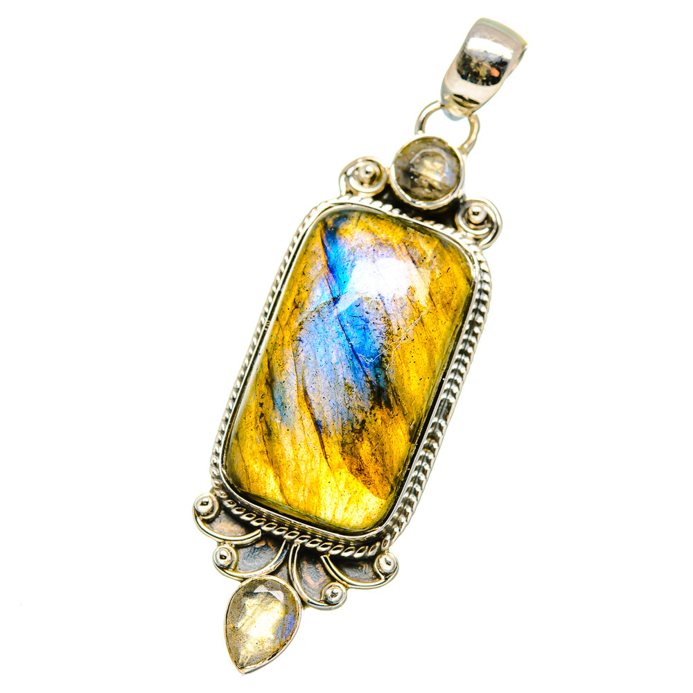 Labradorite Pendants handcrafted by Ana Silver Co - PD17789