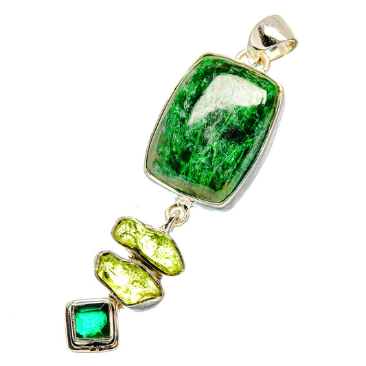 Chrysocolla Pendants handcrafted by Ana Silver Co - PD17792