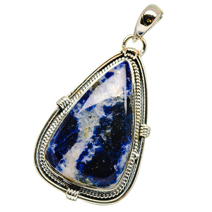 Sodalite Pendants handcrafted by Ana Silver Co - PD17801