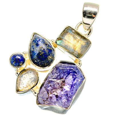 Tanzanite Pendants handcrafted by Ana Silver Co - PD17812