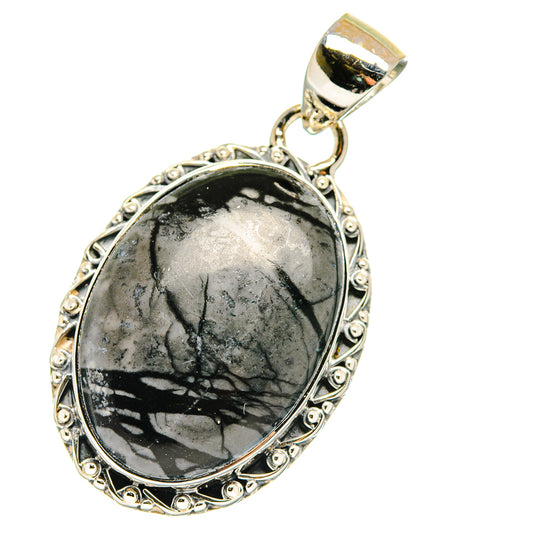 Picasso Jasper Pendants handcrafted by Ana Silver Co - PD17818