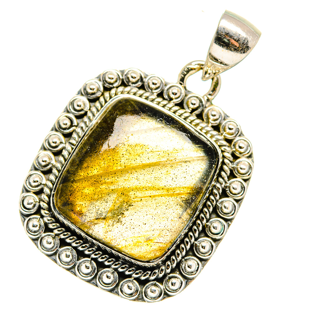 Labradorite Pendants handcrafted by Ana Silver Co - PD17822 - Photo 2