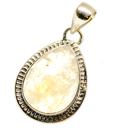 Rainbow Moonstone Pendants handcrafted by Ana Silver Co - PD17828