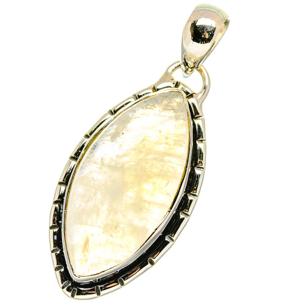 Rainbow Moonstone Pendants handcrafted by Ana Silver Co - PD17837