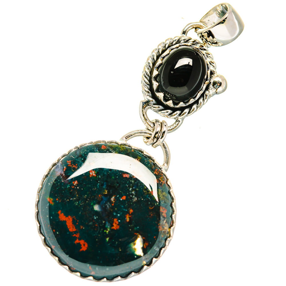 Bloodstone Pendants handcrafted by Ana Silver Co - PD17848