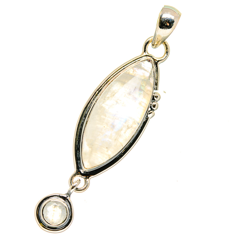 Rainbow Moonstone Pendants handcrafted by Ana Silver Co - PD17862