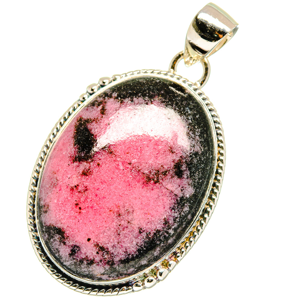 Rhodonite Pendants handcrafted by Ana Silver Co - PD17864