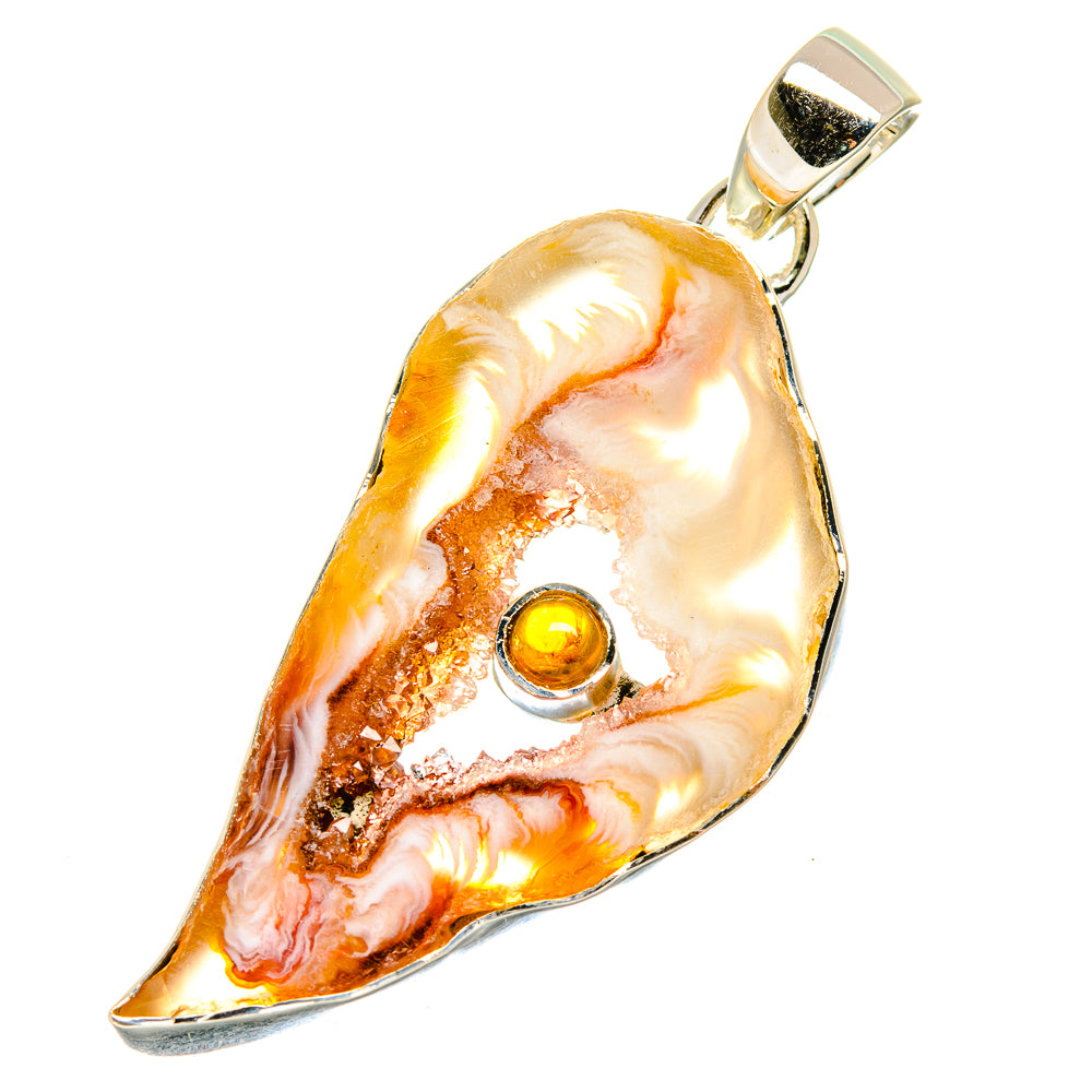 Occo Geode Pendants handcrafted by Ana Silver Co - PD17865