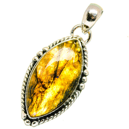 Labradorite Pendants handcrafted by Ana Silver Co - PD17868