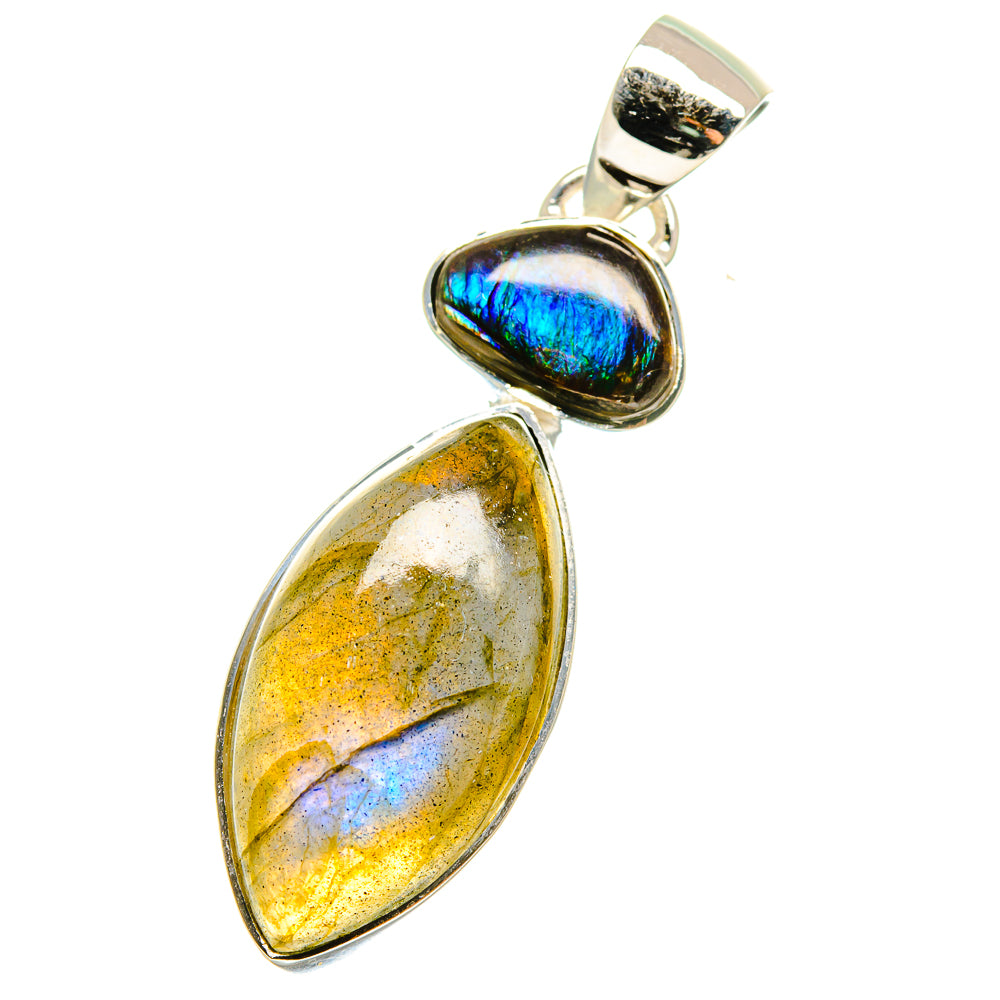 Labradorite Pendants handcrafted by Ana Silver Co - PD17872