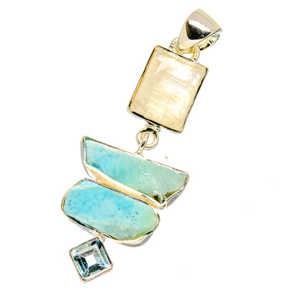 Larimar Pendants handcrafted by Ana Silver Co - PD17889