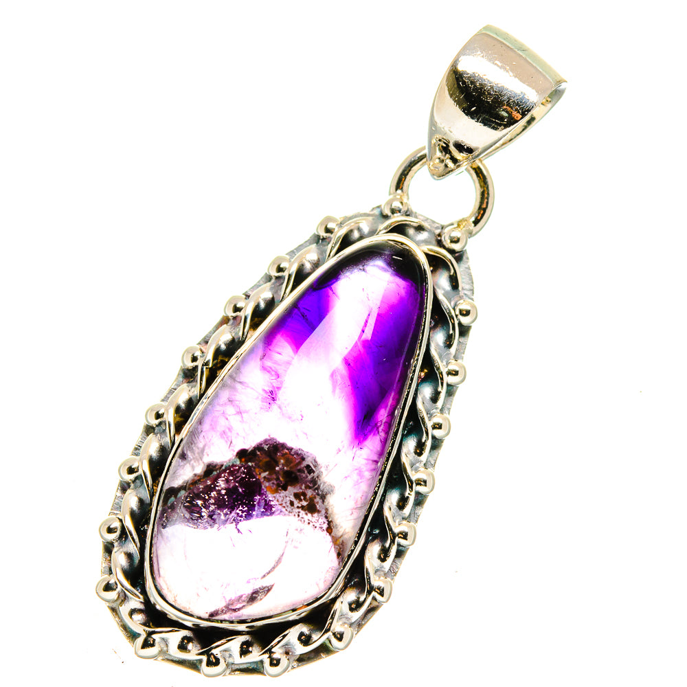 Chevron Amethyst Pendants handcrafted by Ana Silver Co - PD17893
