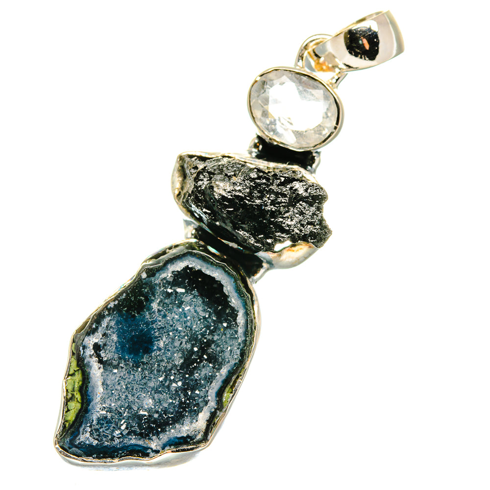 Coconut Geode Druzy Pendants handcrafted by Ana Silver Co - PD17899