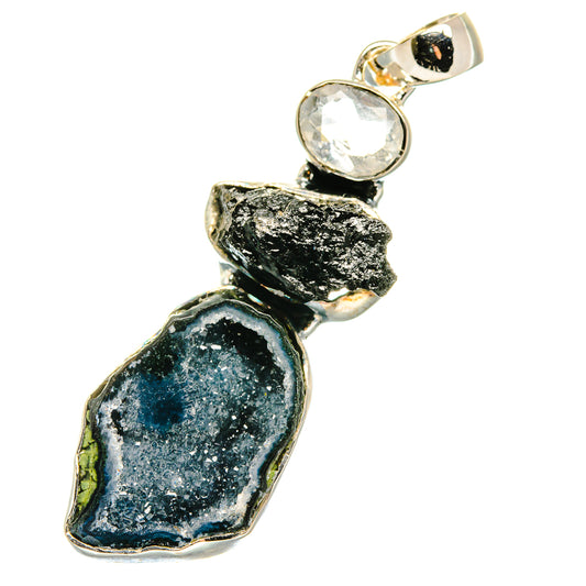 Coconut Geode Druzy Pendants handcrafted by Ana Silver Co - PD17899