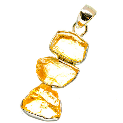 Citrine Pendants handcrafted by Ana Silver Co - PD17901