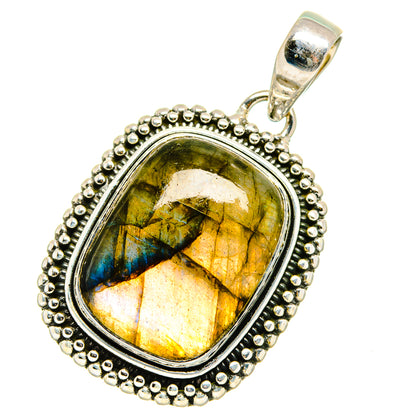 Labradorite Pendants handcrafted by Ana Silver Co - PD17925