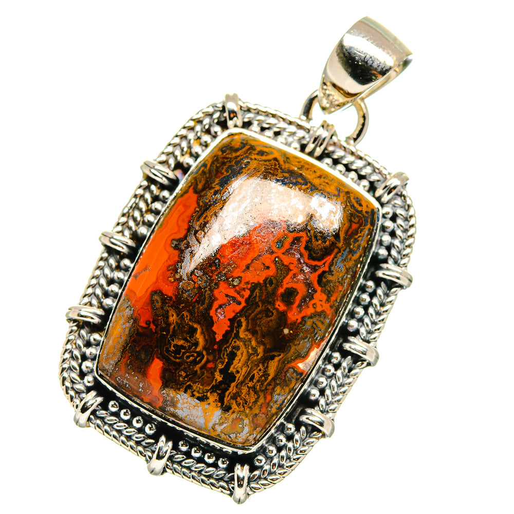 Mahogany Obsidian Pendants handcrafted by Ana Silver Co - PD17928