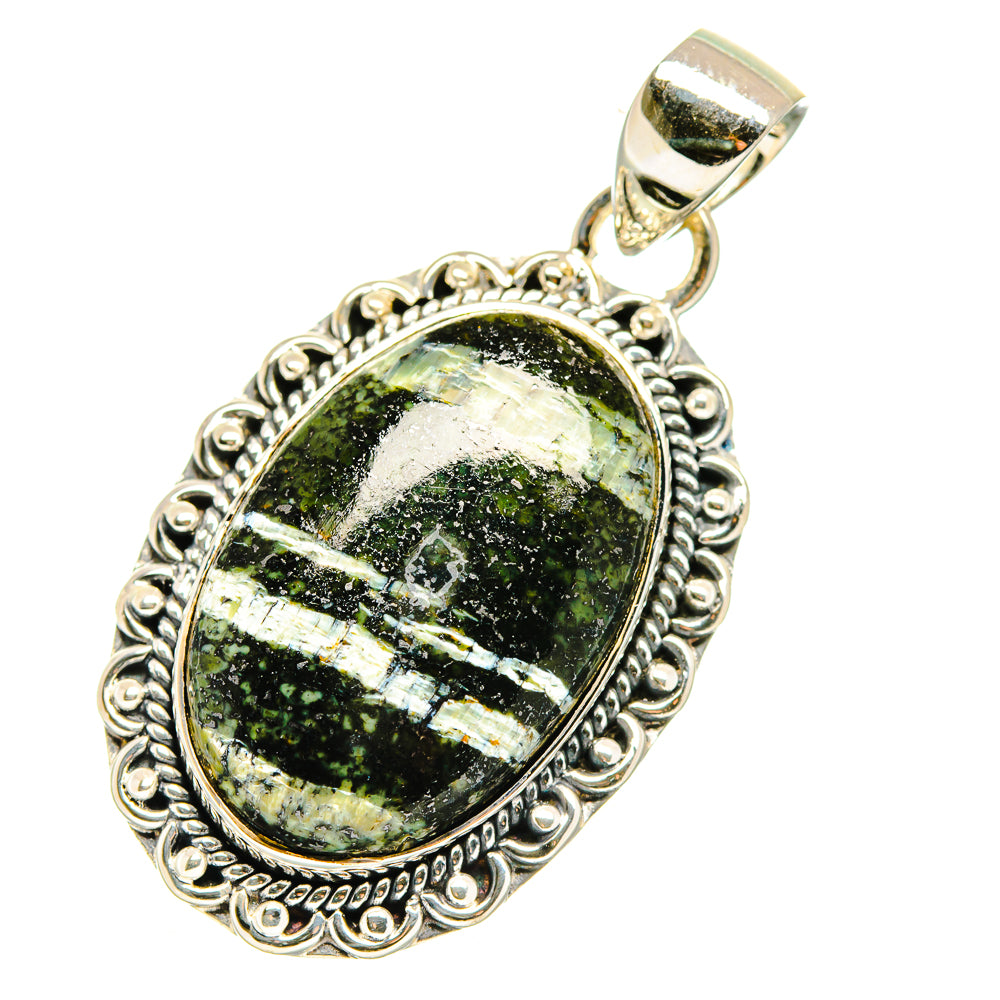 Lizard Jasper Pendants handcrafted by Ana Silver Co - PD17936 - Photo 2