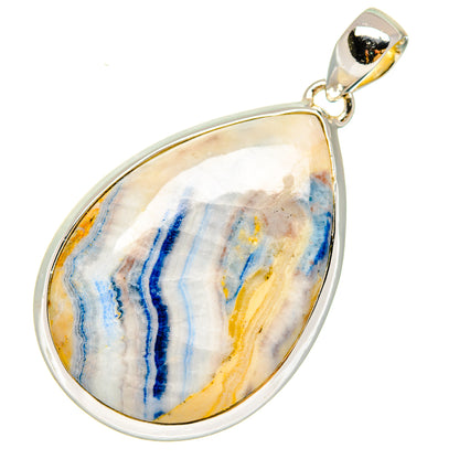 Blue Scheelite Pendants handcrafted by Ana Silver Co - PD17939