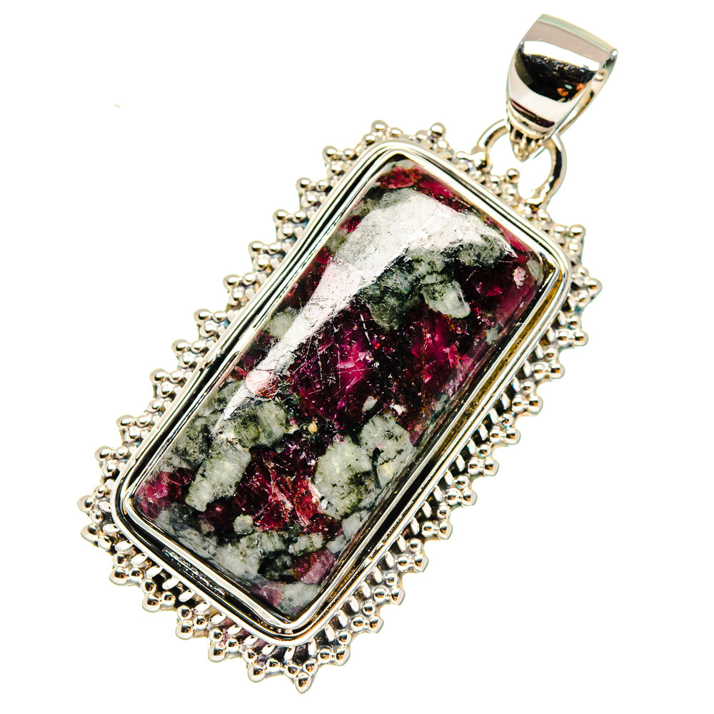 Russian Eudialyte Pendants handcrafted by Ana Silver Co - PD17940