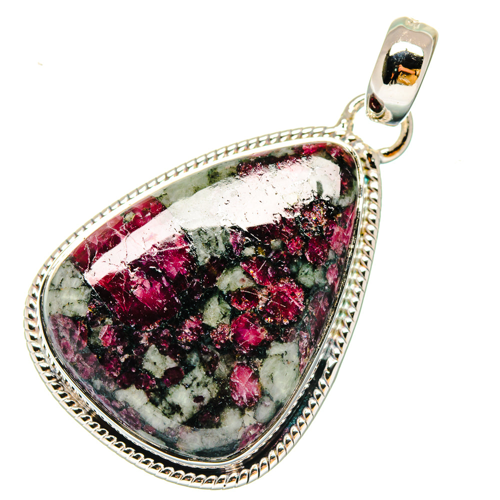 Russian Eudialyte Pendants handcrafted by Ana Silver Co - PD17948