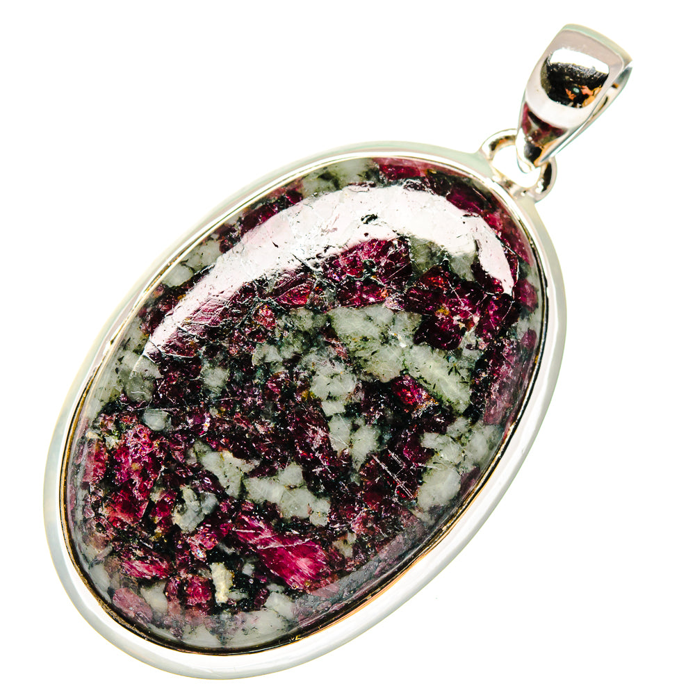 Russian Eudialyte Pendants handcrafted by Ana Silver Co - PD17951