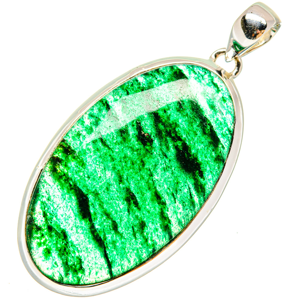 Green Aventurine Pendants handcrafted by Ana Silver Co - PD17957