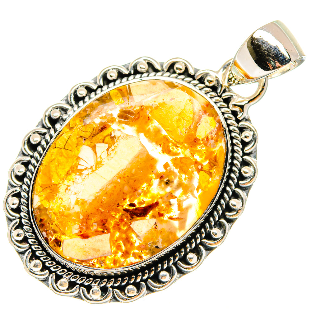 Brecciated Mookaite Pendants handcrafted by Ana Silver Co - PD17966 - Photo 2