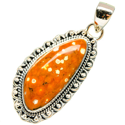 Ocean Jasper Pendants handcrafted by Ana Silver Co - PD17969 - Photo 2