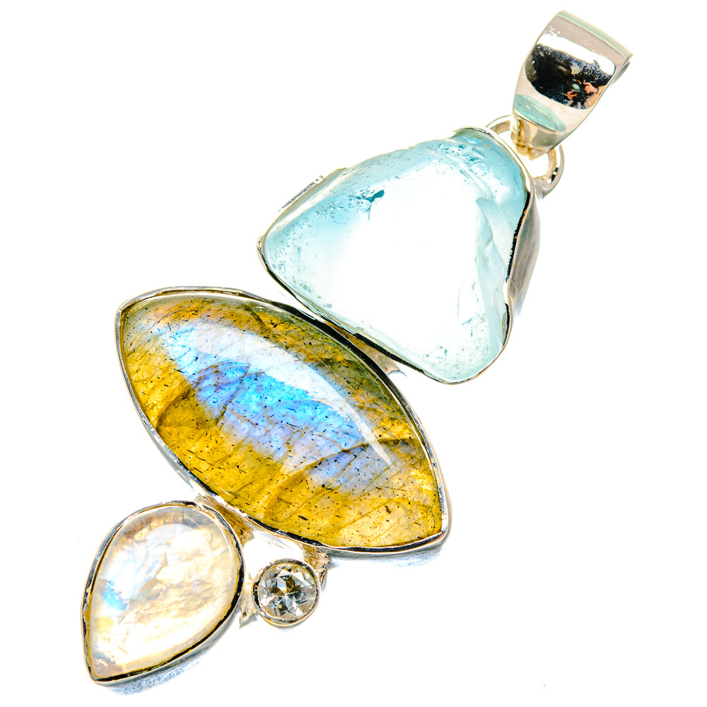 Labradorite Pendants handcrafted by Ana Silver Co - PD17978