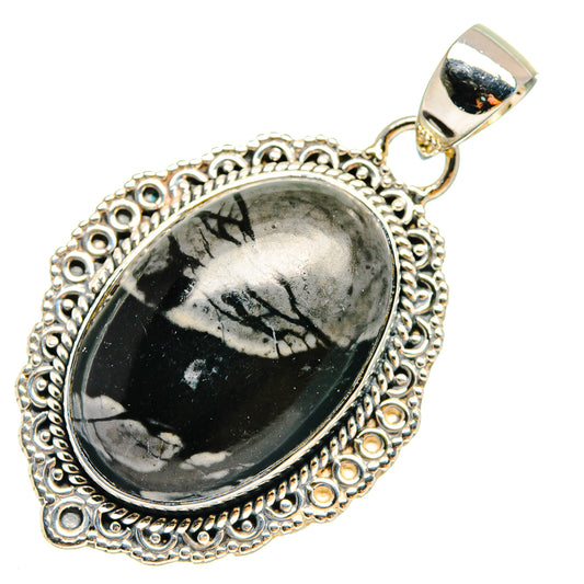 Picasso Jasper Pendants handcrafted by Ana Silver Co - PD17983
