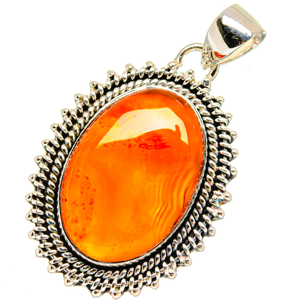 Carnelian Pendants handcrafted by Ana Silver Co - PD17990