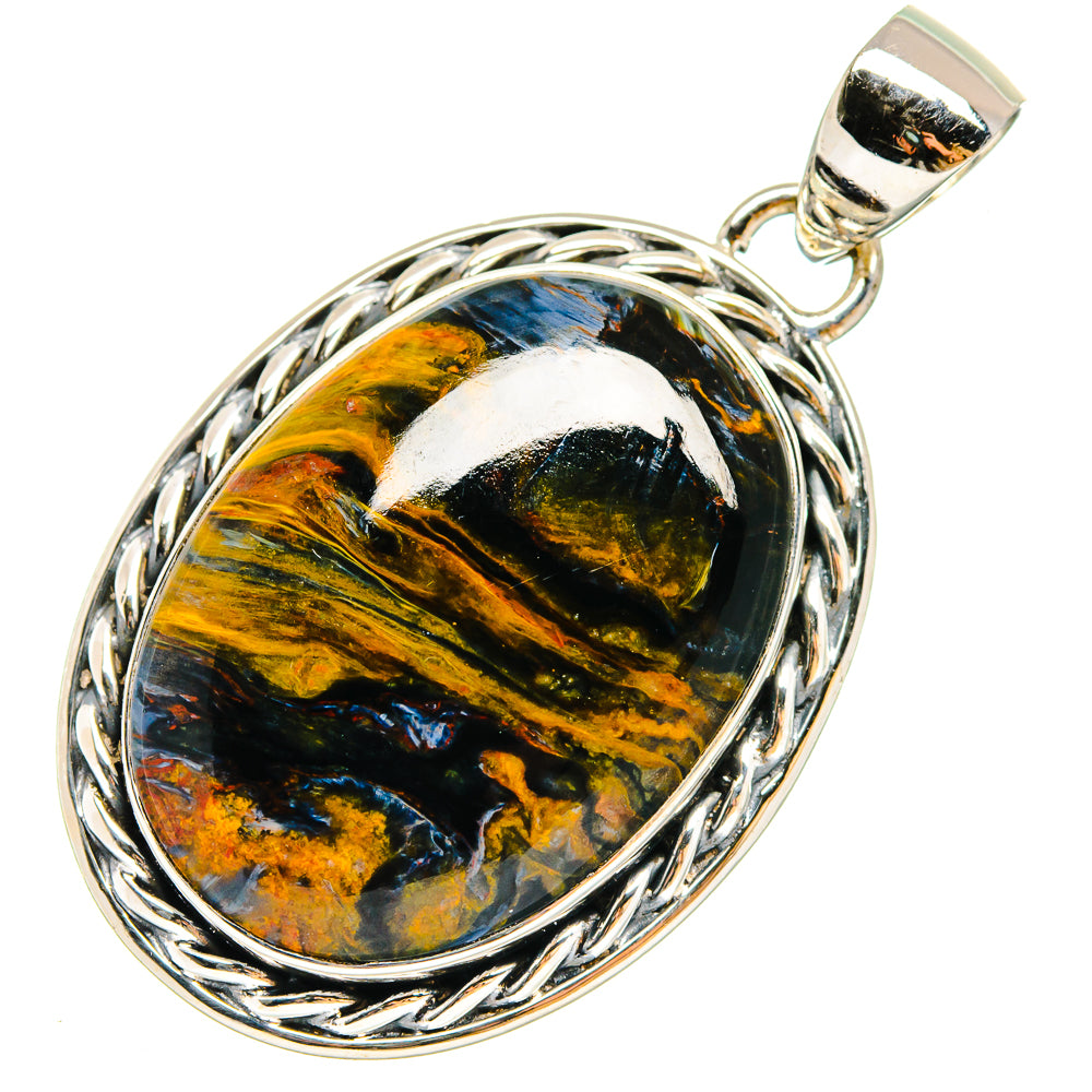 Pietersite Pendants handcrafted by Ana Silver Co - PD17993