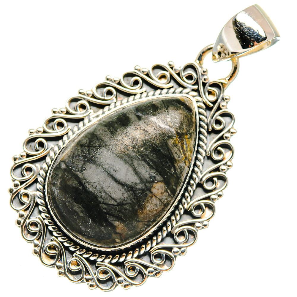 Picasso Jasper Pendants handcrafted by Ana Silver Co - PD18008 - Photo 2