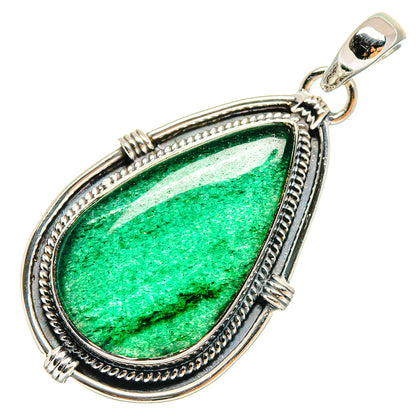 Green Aventurine Pendants handcrafted by Ana Silver Co - PD18012