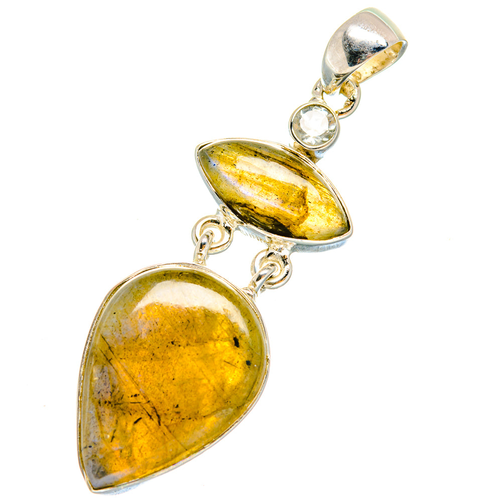 Labradorite Pendants handcrafted by Ana Silver Co - PD18014