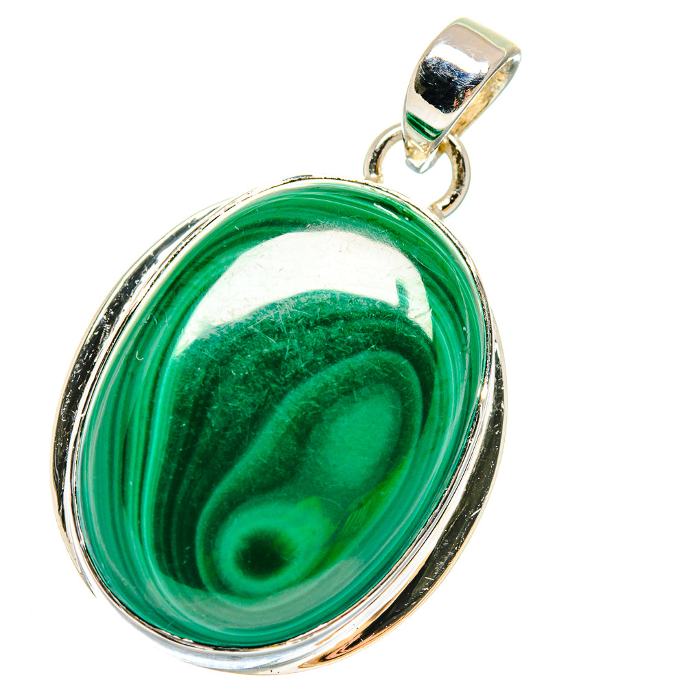Malachite Pendants handcrafted by Ana Silver Co - PD18015