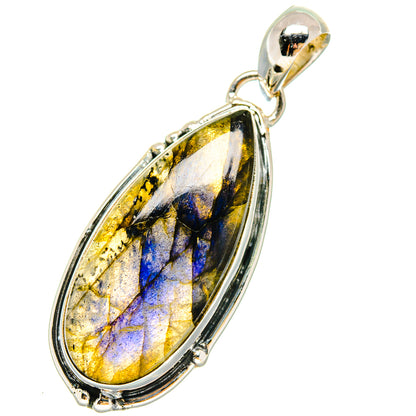 Labradorite Pendants handcrafted by Ana Silver Co - PD18019