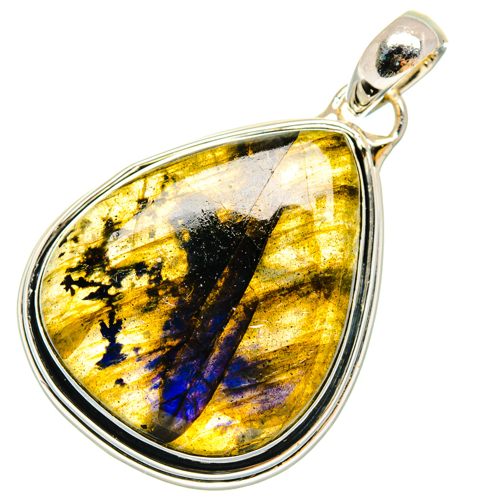 Labradorite Pendants handcrafted by Ana Silver Co - PD18023