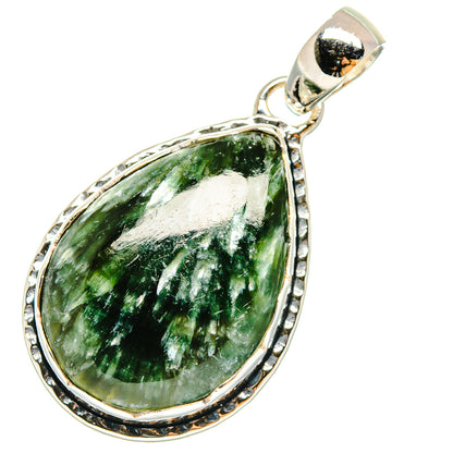 Seraphinite Pendants handcrafted by Ana Silver Co - PD18031
