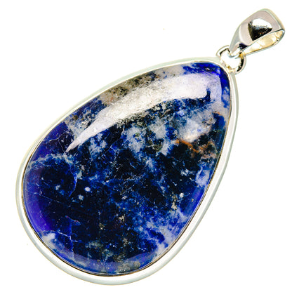Sodalite Pendants handcrafted by Ana Silver Co - PD18041