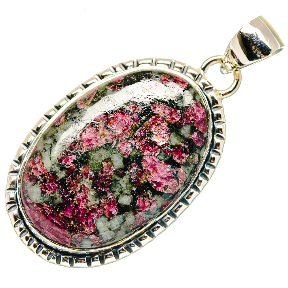 Russian Eudialyte Pendants handcrafted by Ana Silver Co - PD18049
