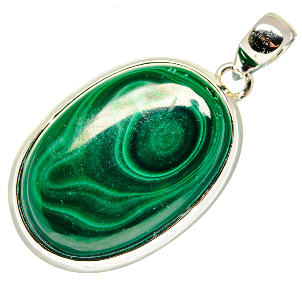 Malachite Pendants handcrafted by Ana Silver Co - PD18058