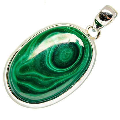 Malachite Pendants handcrafted by Ana Silver Co - PD18058