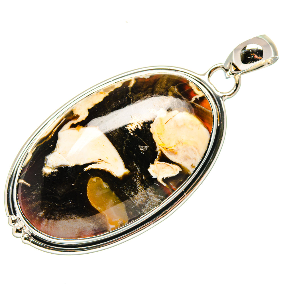 Peanut Wood Jasper Pendants handcrafted by Ana Silver Co - PD18059