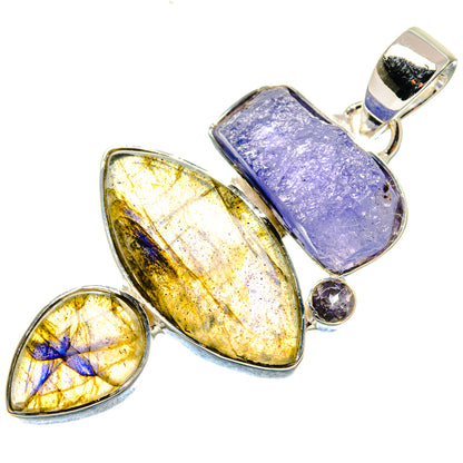 Tanzanite Pendants handcrafted by Ana Silver Co - PD18071